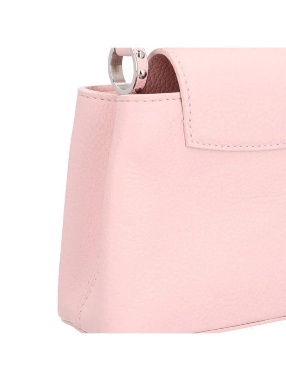 Louis Vuitton Flowers Capucines Mini Shoulder Bag Taurillon Leather Pink